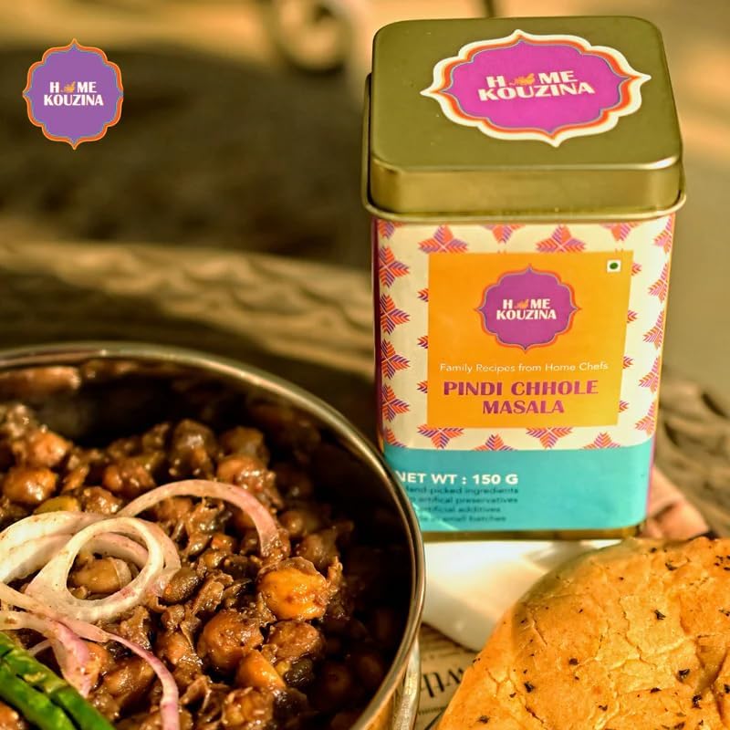 Image of Home Kouzina Pindi Chhole Masala - 100g | Perfect for perfectly balanced Chhole, Pindi Chhole, and More | No Artificial Additives | Made in Small Batches | 100% Natural Ingredients