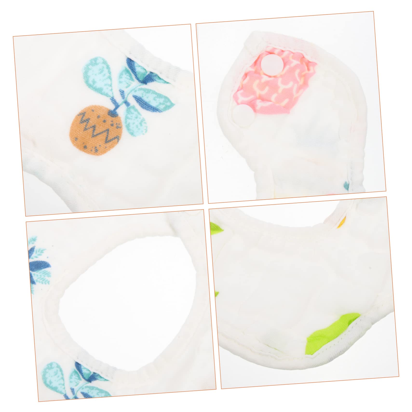 Abaodam Lot De 3 Bavoirs En Coton Pour Bébé Absorbants Et Robustes Rotatifs Pour Nouveau-nés Et Tout-petits 4 Pièces X 3