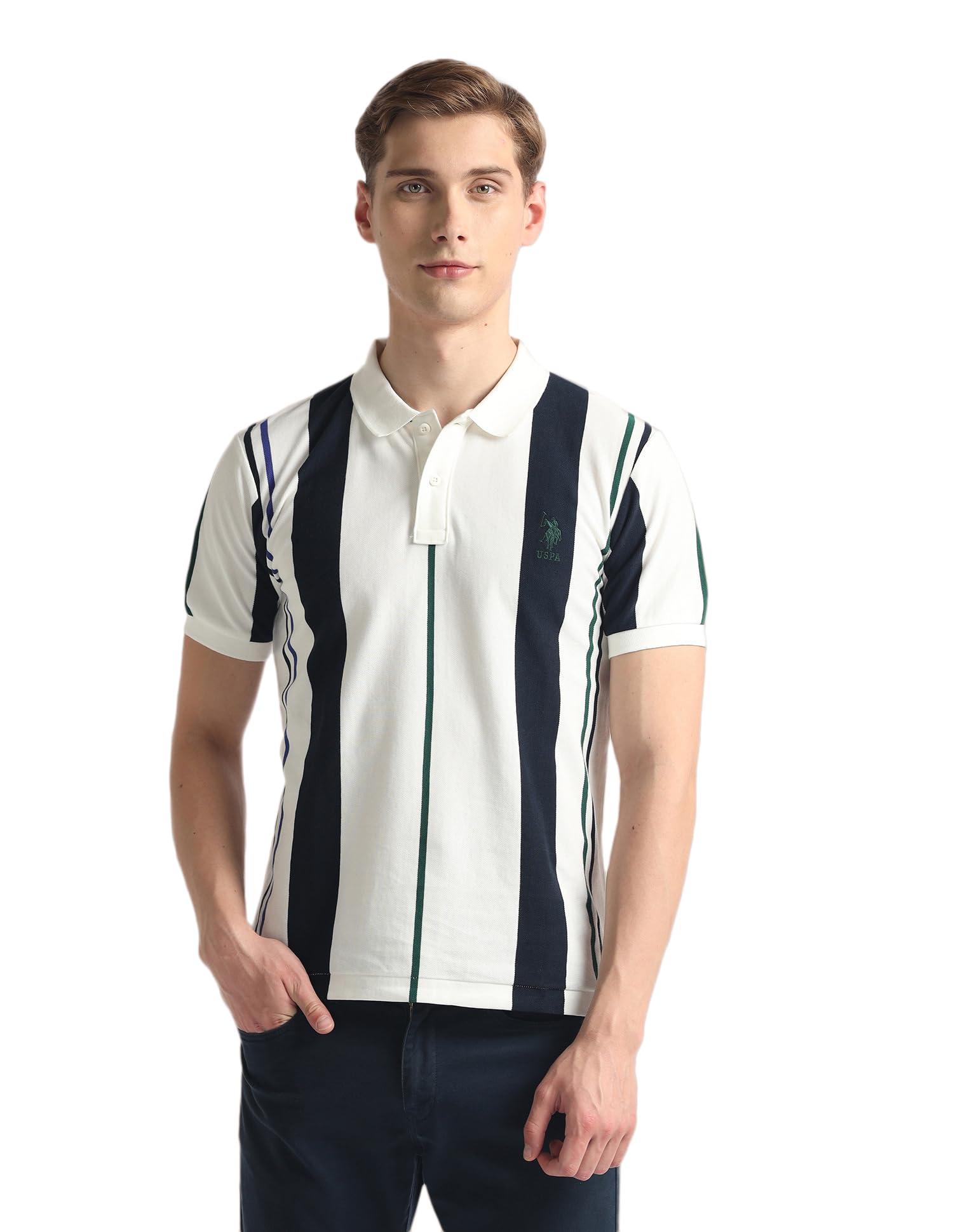u.s. polo assn. Men's Cotton Slim Fit Shirt-picture-44