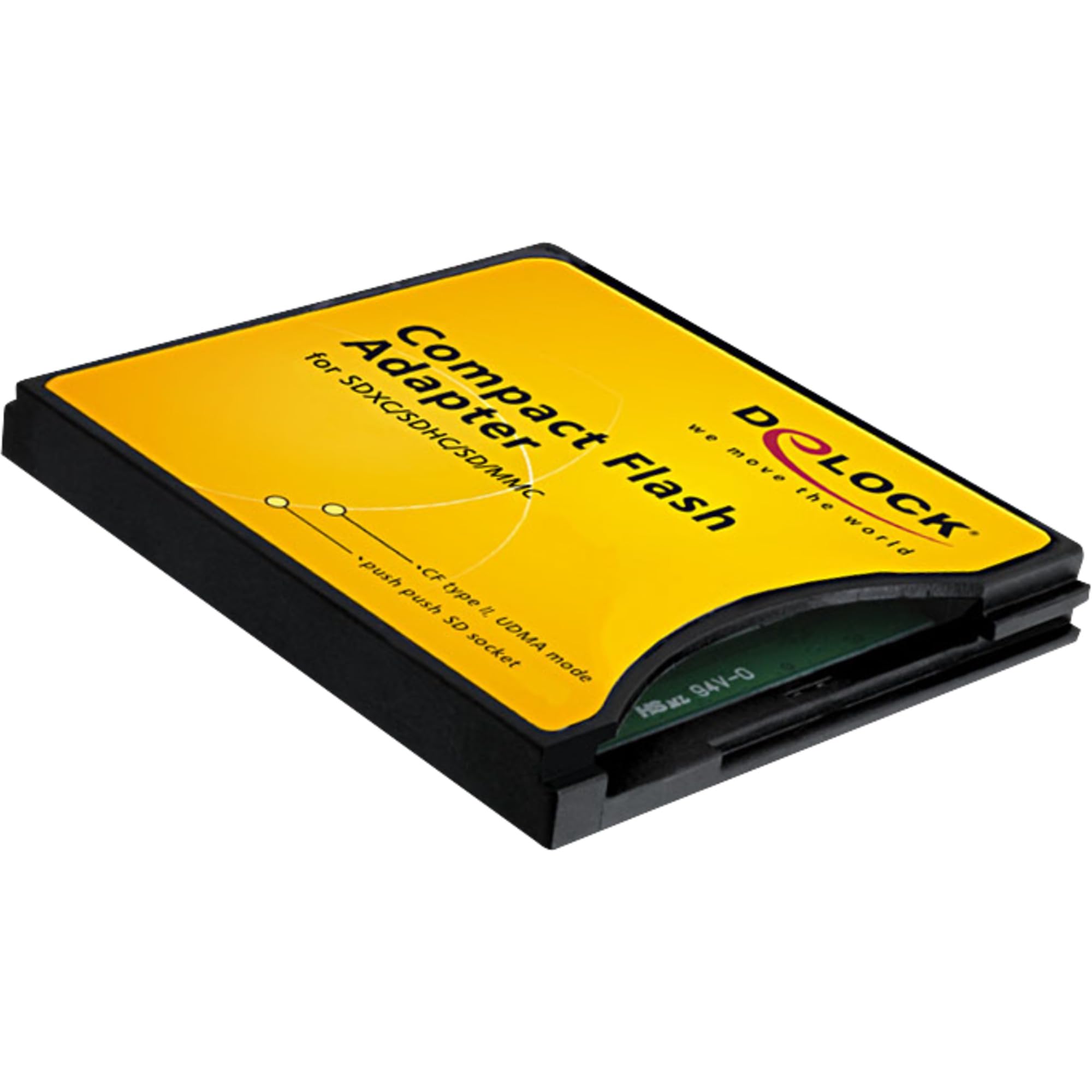 DELOCK 61796 ADAPTADOR SDHC/MMC - Compact Flash