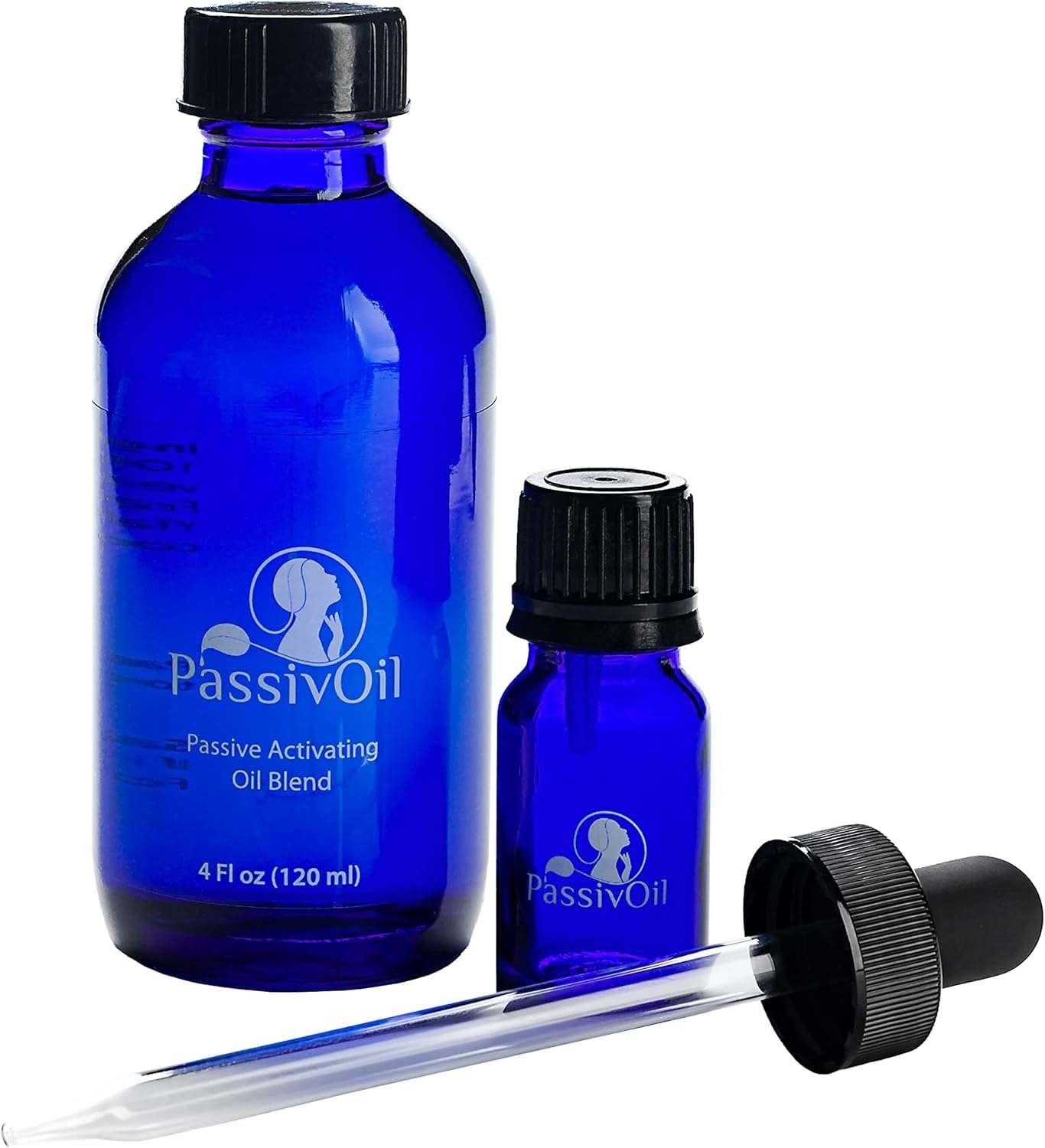 PassivOil - Aceites esenciales para el cuidado de la piel, aromaterapia, relajación y metabolismo - Aceite de grado terapéutico con aceite de coco, aceite de resina de incienso y ylang-ylang - 120 ml | Se puede extender o masajear sobre la piel como un ac
