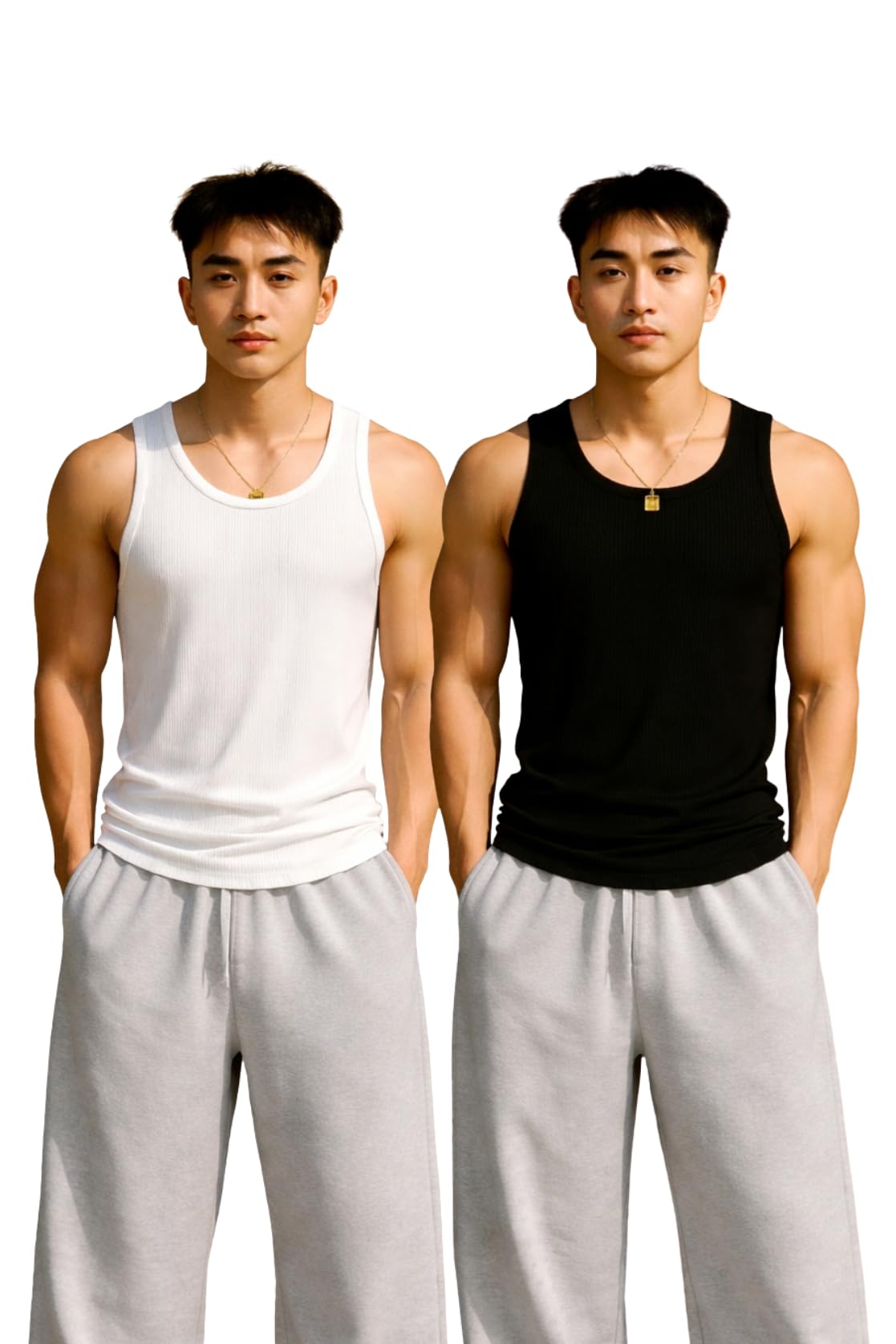 Aero Anti - Bacterial Super Combed Men’s Cotton Vest – Breathable, Softi Innerwear – Sleeveless Comfort for All Day Wear/Gym Vest (Pack of 2) | 101