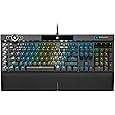 Corsair K100 RGB Mechanical Gaming Keyboard - Cherry MX Speed RGB Silver Keyswitches - PBT Double-Shot Keycaps - Elgato Strea