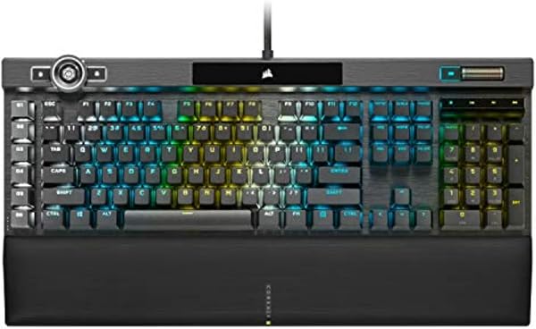 Corsair K100 RGB Mechanical Gaming Keyboard with Cherry MX Speed Switches