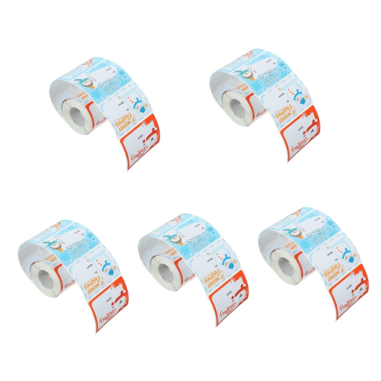 5 Adesivi per decorazioni natalizie etichette sigilli lettera adesivi per pacchetti decorazioni pacchetti natale decorazione casa regali sigillanti per imballaggio NUOBESTY