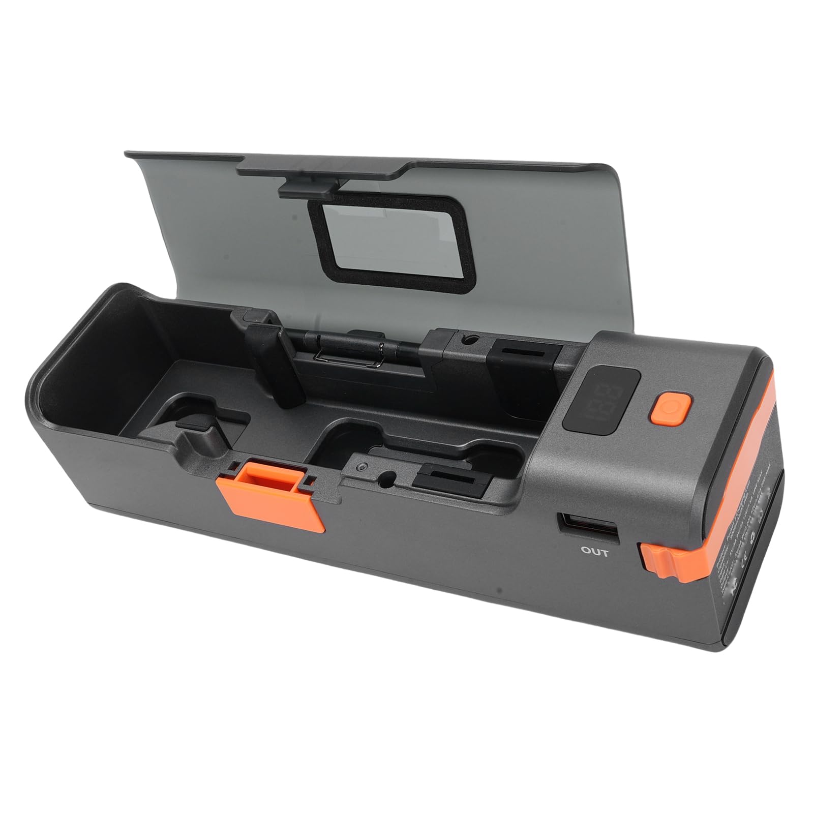 Custodia di Ricarica Rapida con Display Digitale per Fotocamera 3, Caricabatterie Esterno 9000mAh per Fotografi in Spostamento