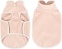 Pet Vest Beige Fleece Dog Clothing, XSmall, 1 to 1.5 KG