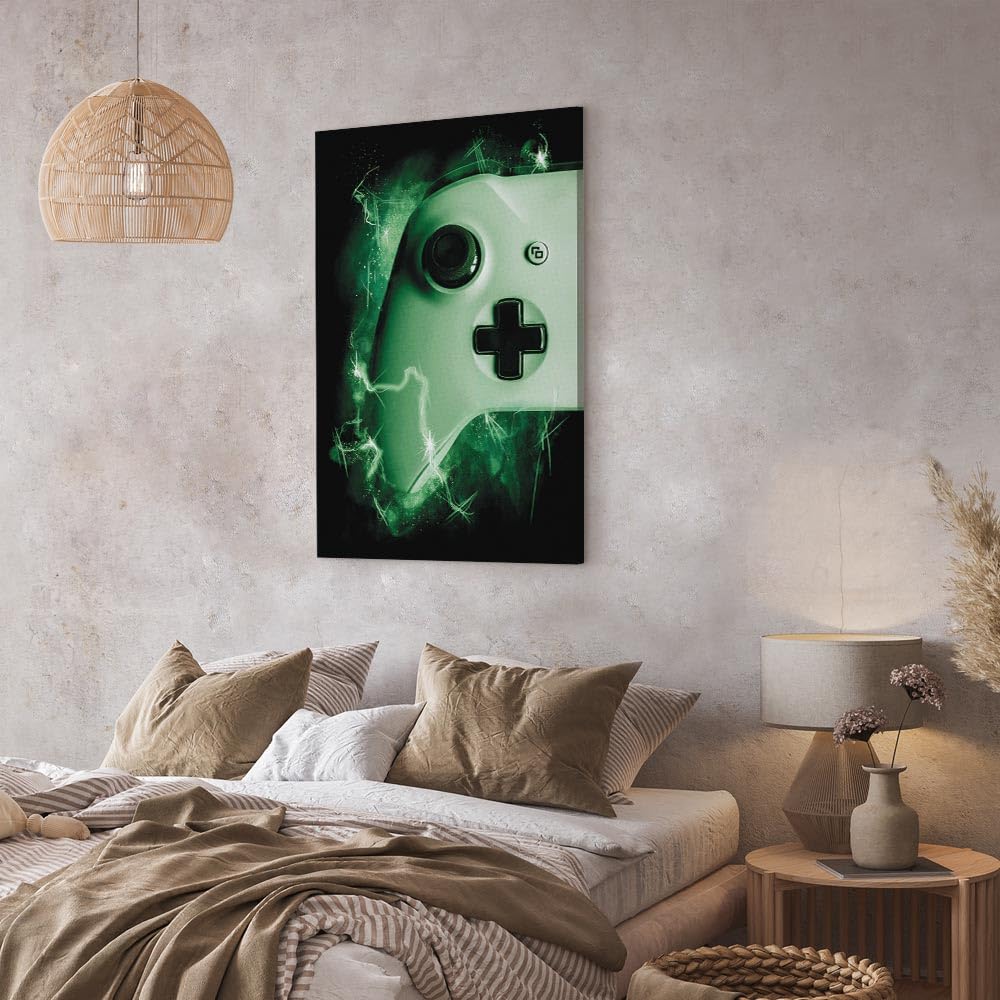 murando - Akustikbild Play Game Gaming, Schallschutz, Wohnzimmer, Büro | Verbessert Raumakustik, reduziert Hall, ideal fürs Büro oder Wohnzimmer, hochwertige Verarbeitung, schnelle Montage, stilvoll