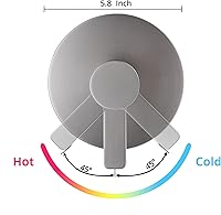 Vista 6 de Manija de válvula de ducha, kit de llave mezcladora de ducha de baño, válvulas de control de ducha de montaje en pared, válvulas rugosas de tina