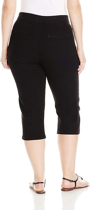 Elastic Waist Pull-On Capri Pant ...