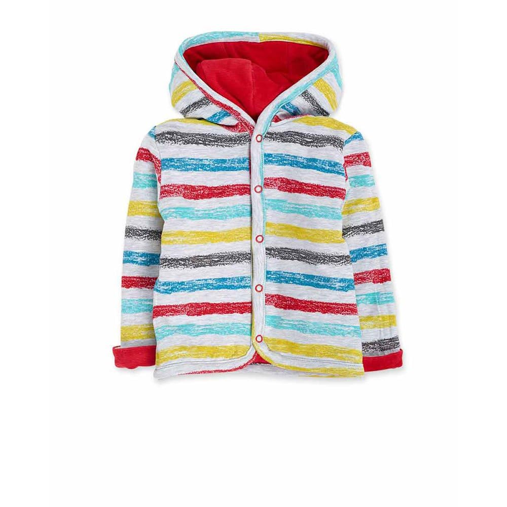 Tuc Tuc Parka reversible de niño color rojo colección p'tit zoo