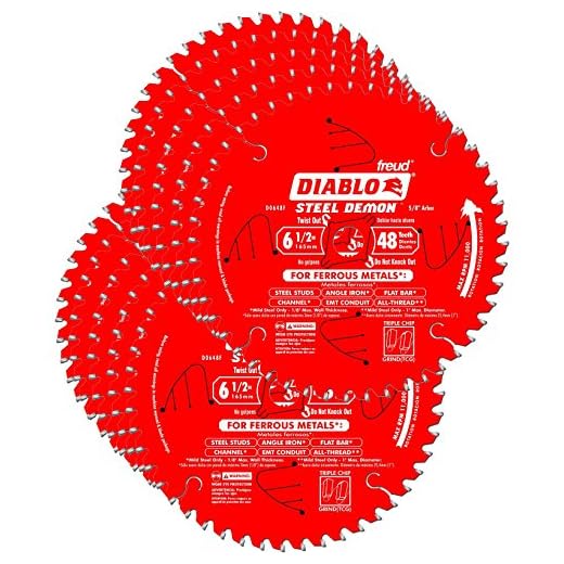 Diablo D0648F 6-1/2" 48T Diablo Ferrous Metal Circular Saw Blade