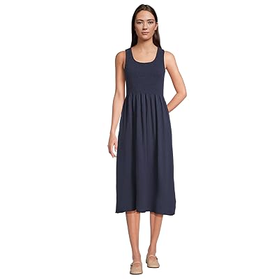 Mod o doc Smocked Tank Top Midi Dress Women