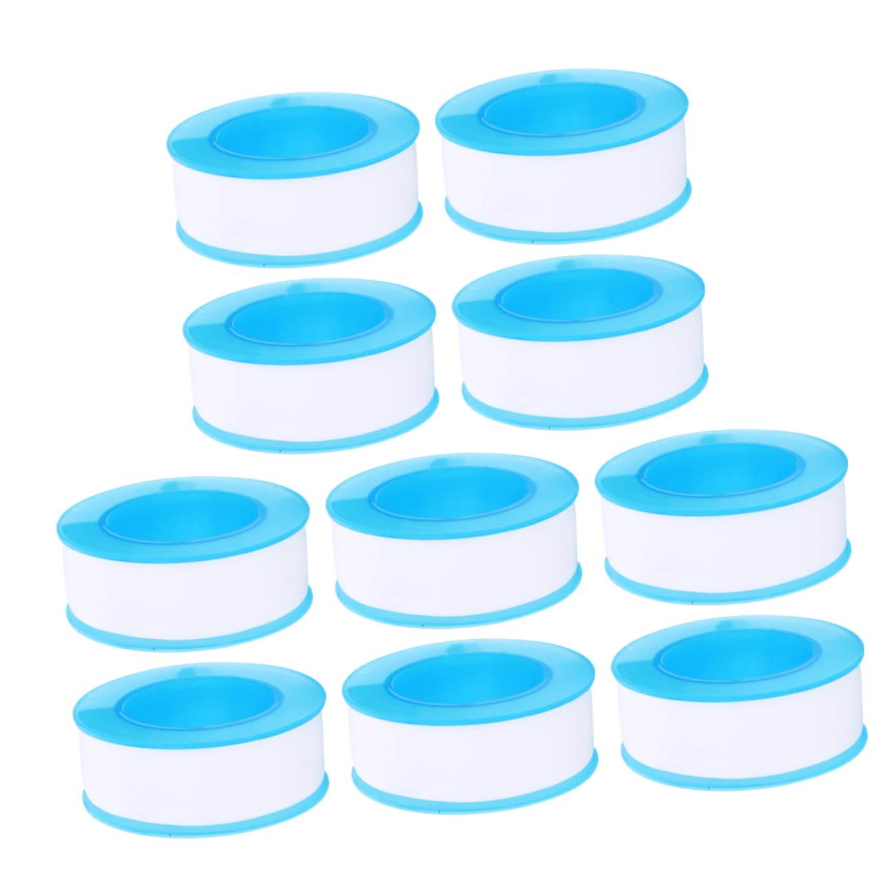 Cabilock 5 Series Cinta De Tubo De Gas Delgado Tubería De Colores Cinta Selladora De Agua Sello Agujereado Cinta Adhesiva De Goma Cinta De Sellado De Ptfe 10 Rollos*5