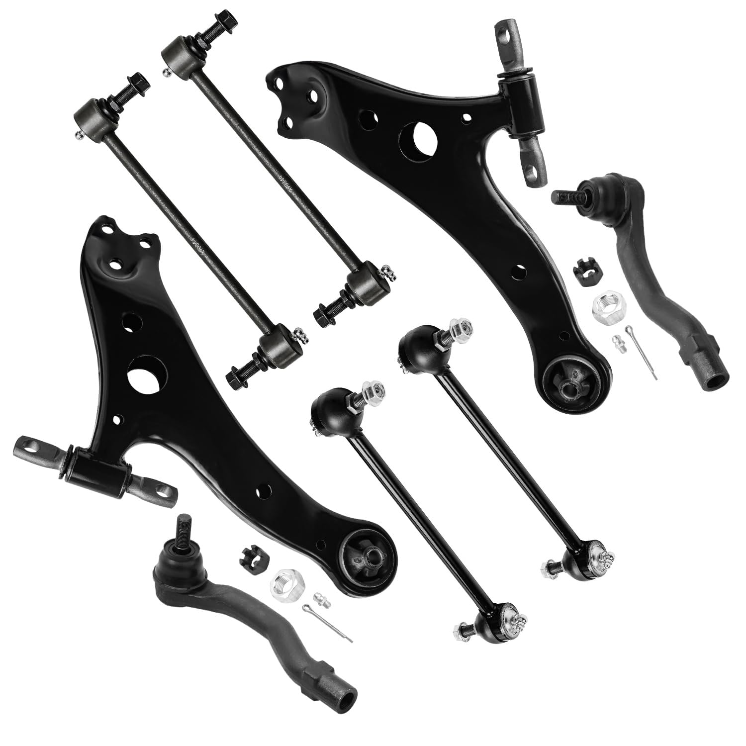 Detroit Axle - 8pc End Control Arms Kit for Toyota 2001-2003 Highlander