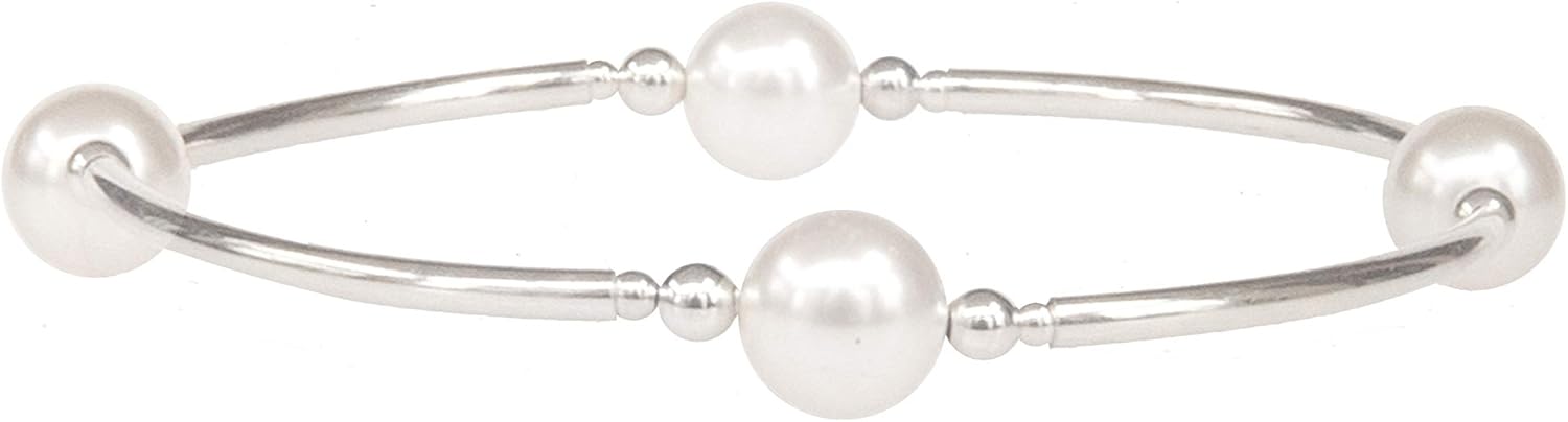 Made As Intended 8mm White Pearl Blessing Bracelet