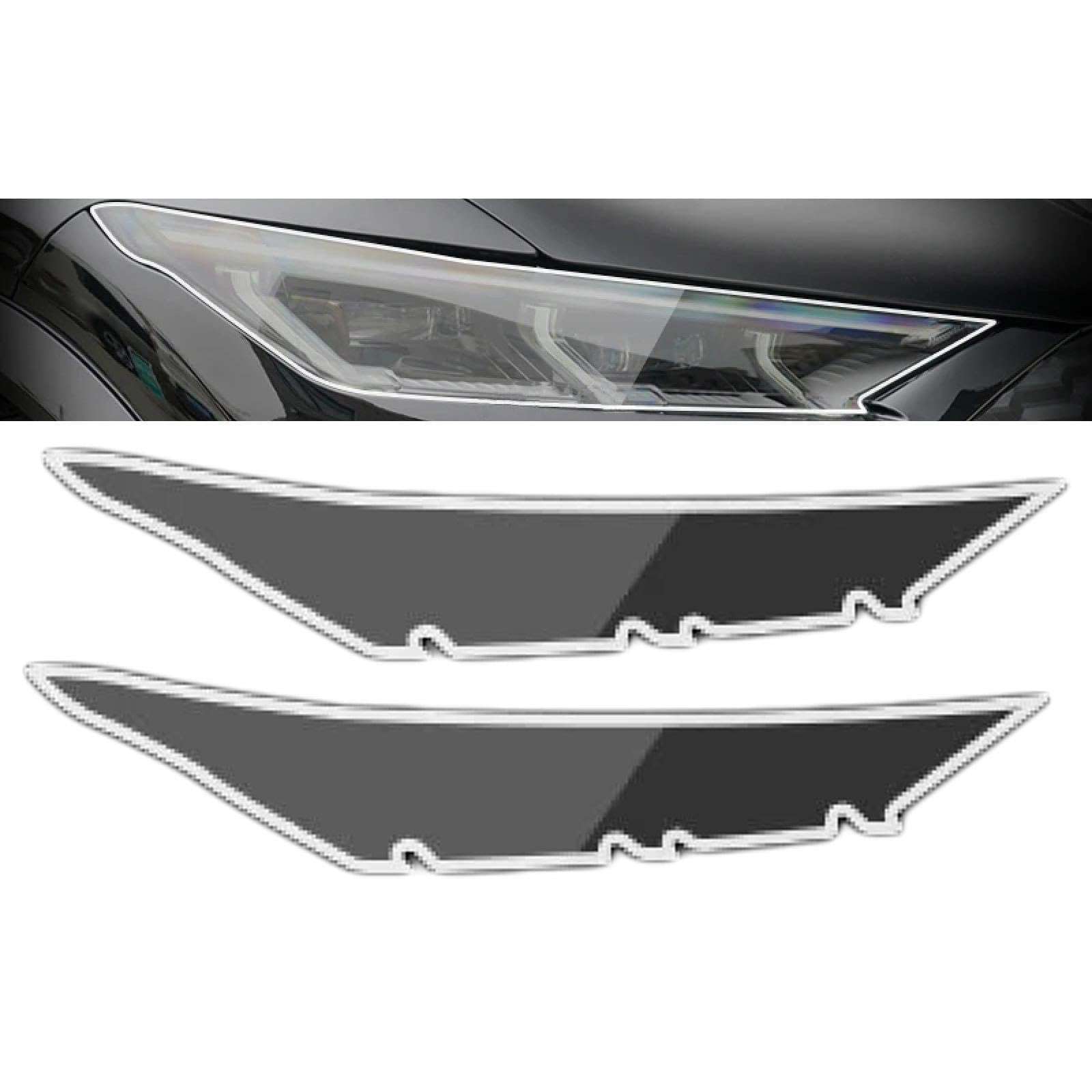Film de protection pour phares de voiture Mach-E look black