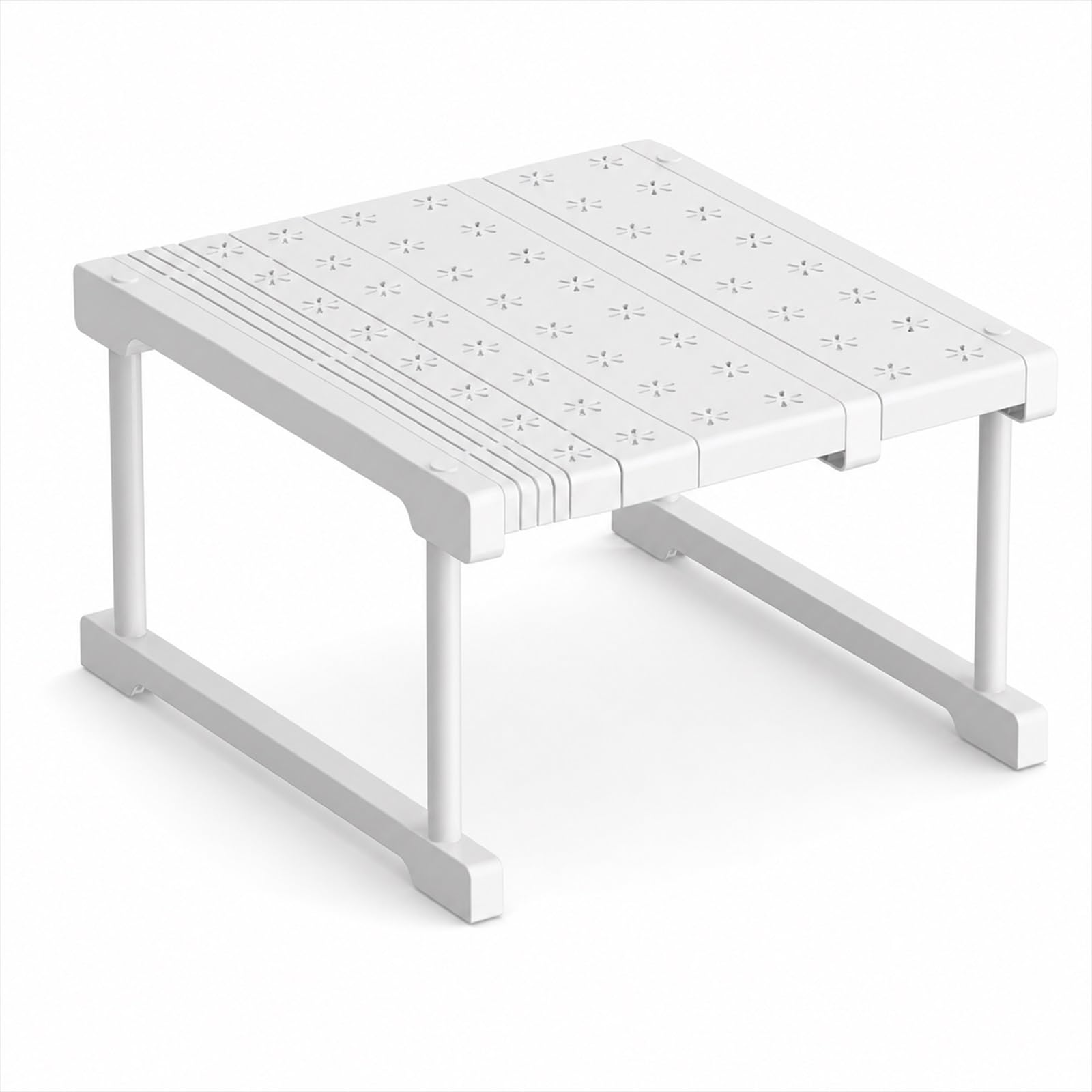 Organizador de armario extensible apilable para cocina y cuarto de baño