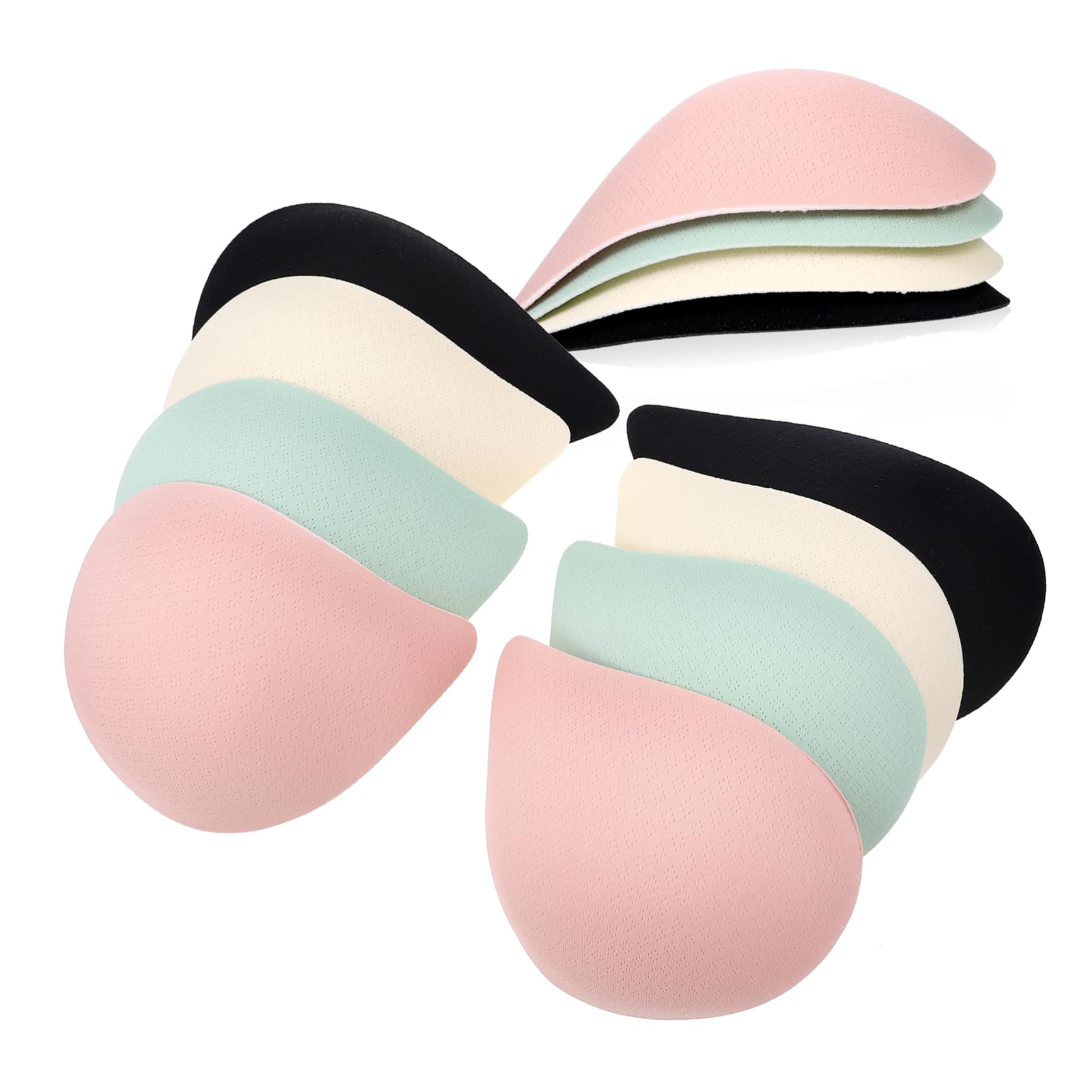 Healvian Almohadillas de Sujetador Desmontables y Lavables 85d-90d 12 Pares