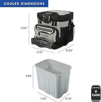 Vista 29 de Titan by Arctic Zone Deep Freeze Cooler - Enfriador de cuerpo duro sin cremallera, aislamiento de congelación profunda, forro de cuerpo duro