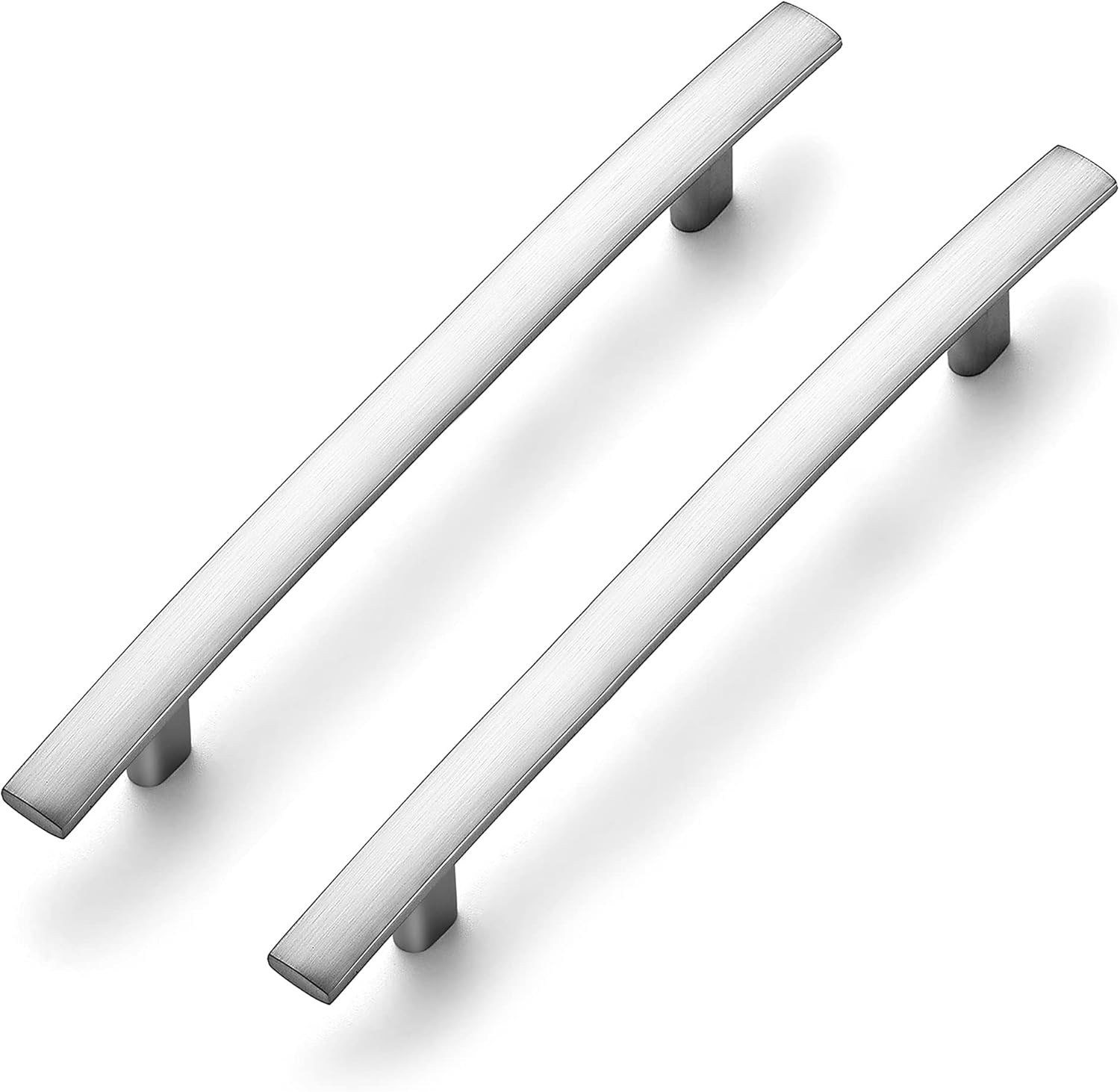 Ravinte 10 Pack Curved Cabinet Pulls Brushed Nickel Kitchen Cupboard Arch Handles Cabinet Pulls,7-1/4 Inch Length,5 Inch Hole Center