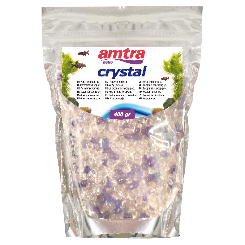 Amtra WAVE Crystal Sand pour Aquariophilie Blanche/Bleu 400 g