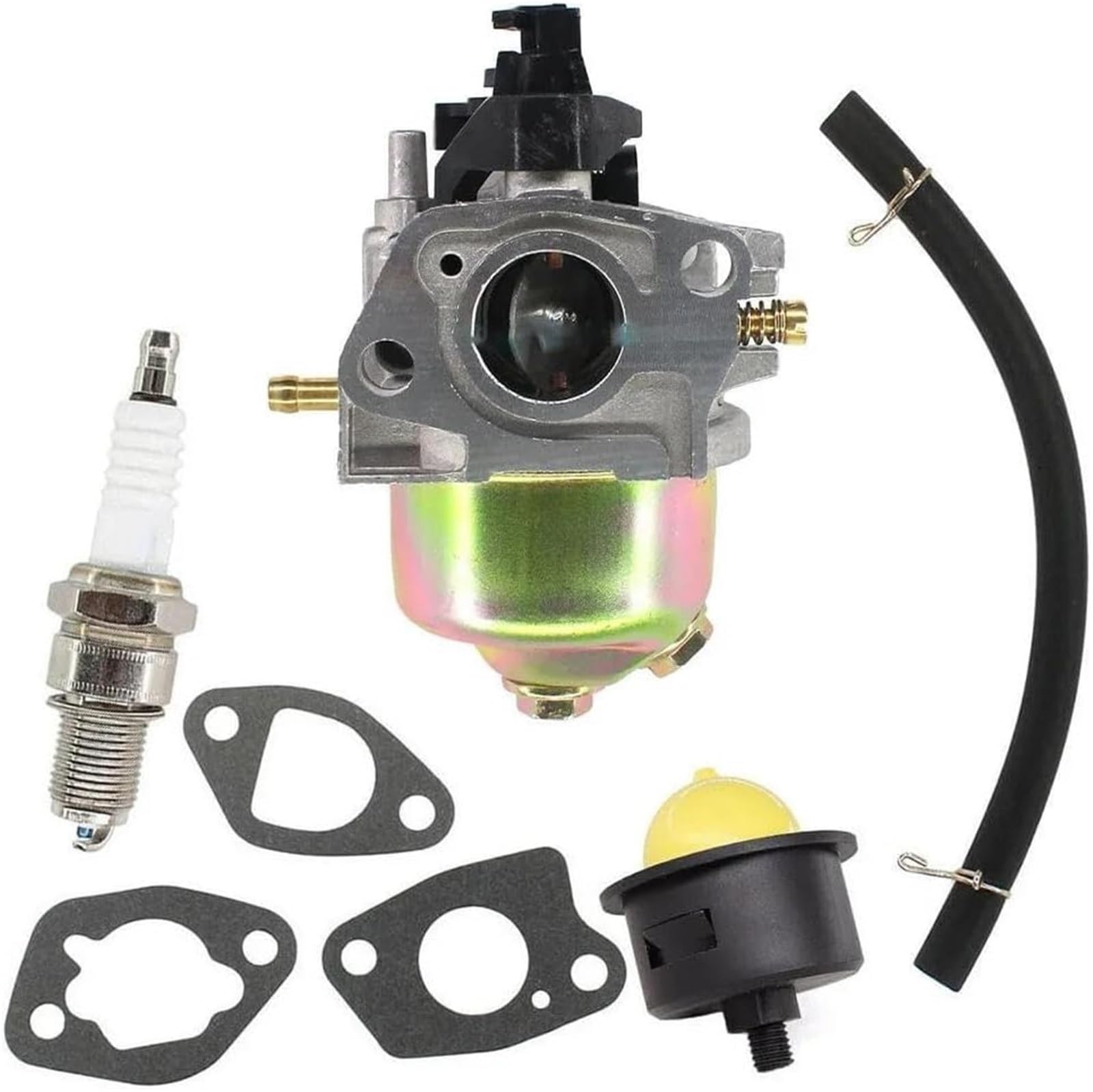 Generico Carburador Motosierra jardín Piezas de Motor Carburador Kit de carburador Bujía Bomba Cebador Junta