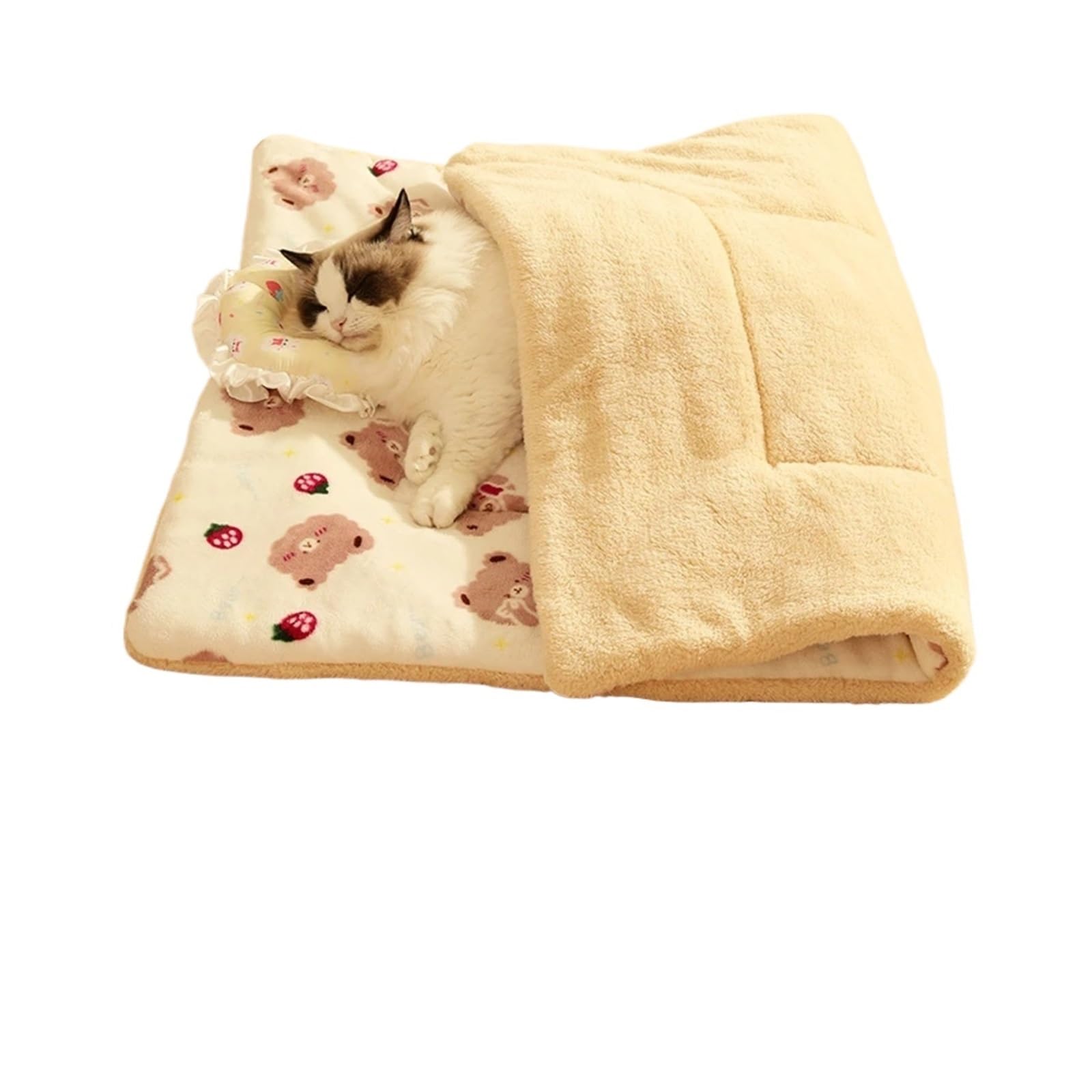 Pengchang Manta for Mascotas, Manta for Gatos, Manta for Perros, Manta cómoda for otoño e Invierno, Nido for Perros, Estera for Dormir, Estera Suave for Gatos Durante Todo el año