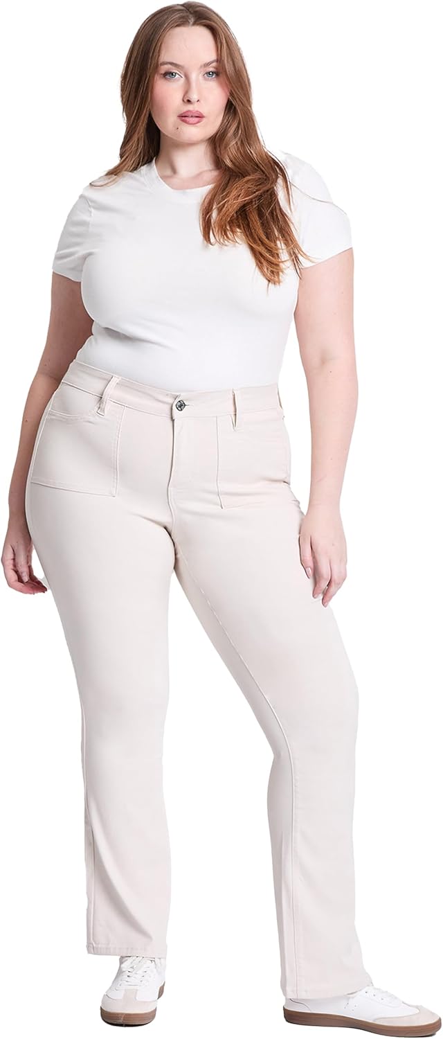 YMI Jeans Women's Hyperstretch Mid Rise Bootcut Pants - Image 4