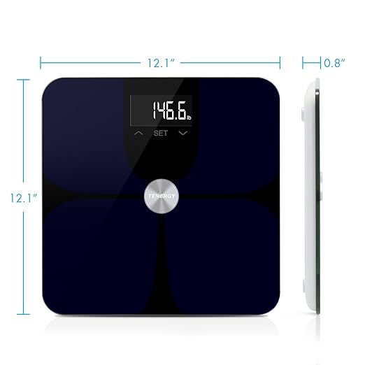 Báscula Corporal Tenergy Vitalis con Bluetooth, 400 Lb miniatura 6