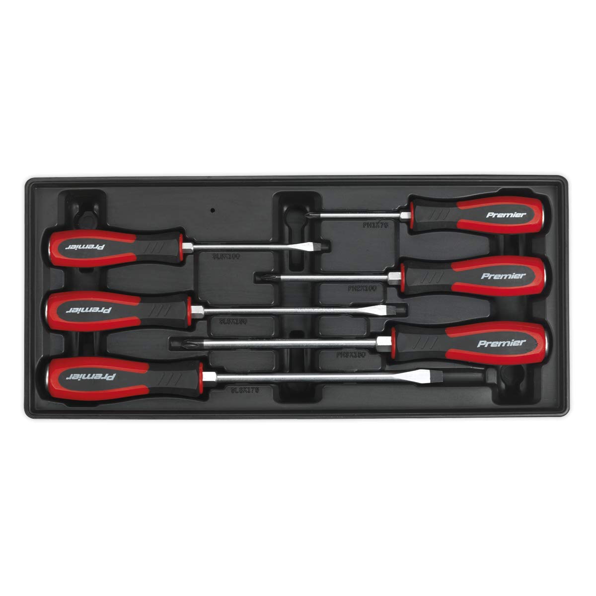 Sealey Tool Tray With Hammer-Thru Screwdriver Set 6Pc Tbt29 from B&Q