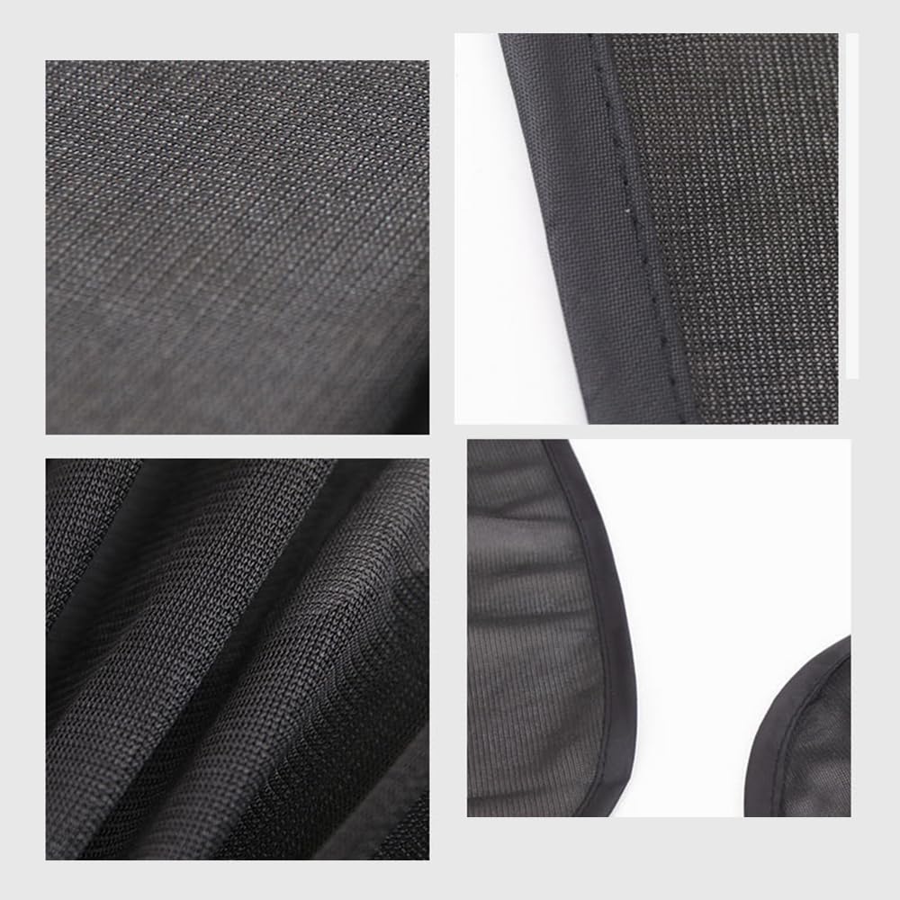 Auto Tendine Parasole per Finestrino Laterali, per Renault Kadjar 2015-2023 Tenda Parasole Anteriore Posteriore, Blocca Zanzara UV Aspirazione Magnetica Rete di Nylon Nera,1 Set of 7 Pieces