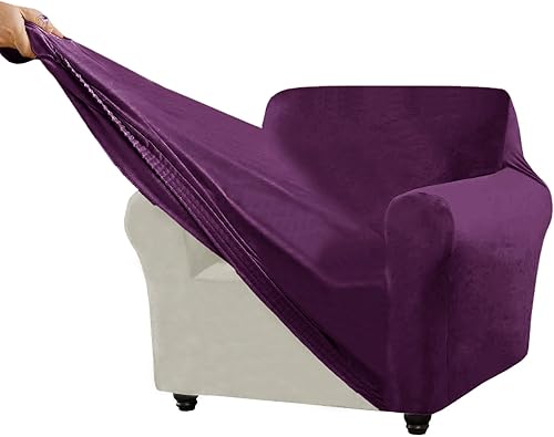 Miniatura 150 de Funda para Sofá de Terciopelo, Fundas Elásticas para Sofá para Funda Principal Separada/Respaldos y Cojines de Asiento, Funda para Sofá, para Fundas