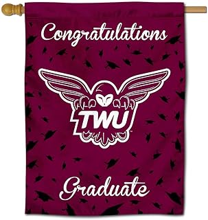 Texas Womans Pioneers College Graduation Gift Banner Flag