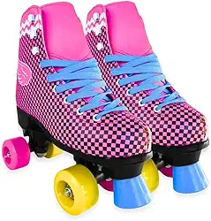 Patins Quad 4 Rodas Roller Infantil Adulto Tamanho 38