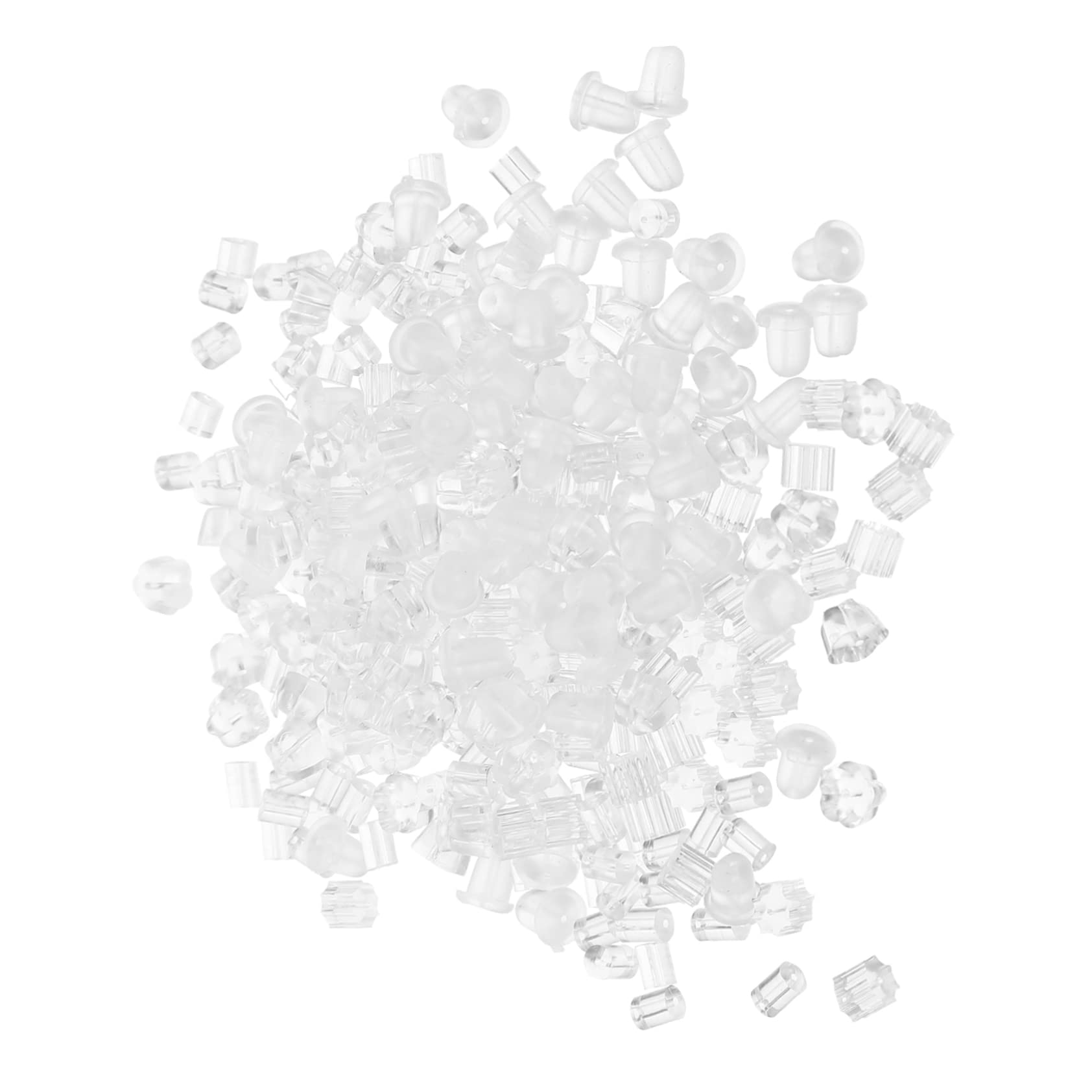 Operitacx 1500stücke Gummi Ohrring-verschlüsse Klare Ohrstopper Für Ohrstecker Hypoallergenes Ohrstecker-zubehör Für Verschiedene Ohrring-Designs Und Ersatzteile