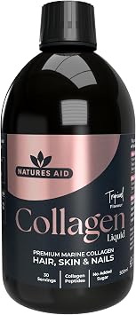 Natures Aid Marine Collagen Liquid 5000mg   Tropical, 500ml