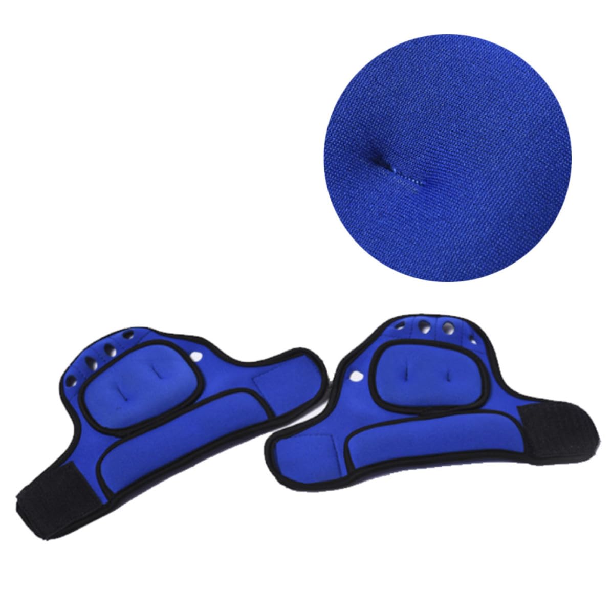 Totority Guantes de Gimnasio de Resistencia, Guantes Peso de 1kg, Azul, Poliéster y Arena, Transpirables y Cómodos, para Caminar y Trotar, Hombre y Mujer