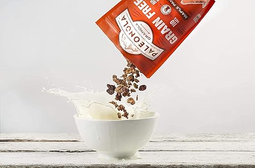 Miniatura 5 de Paleonola Sabor a panqueques de arce y granola sin cereales - Sin OMG, grano, soja, gluten, sin lácteos - Bocadillo bajo en proteínas en