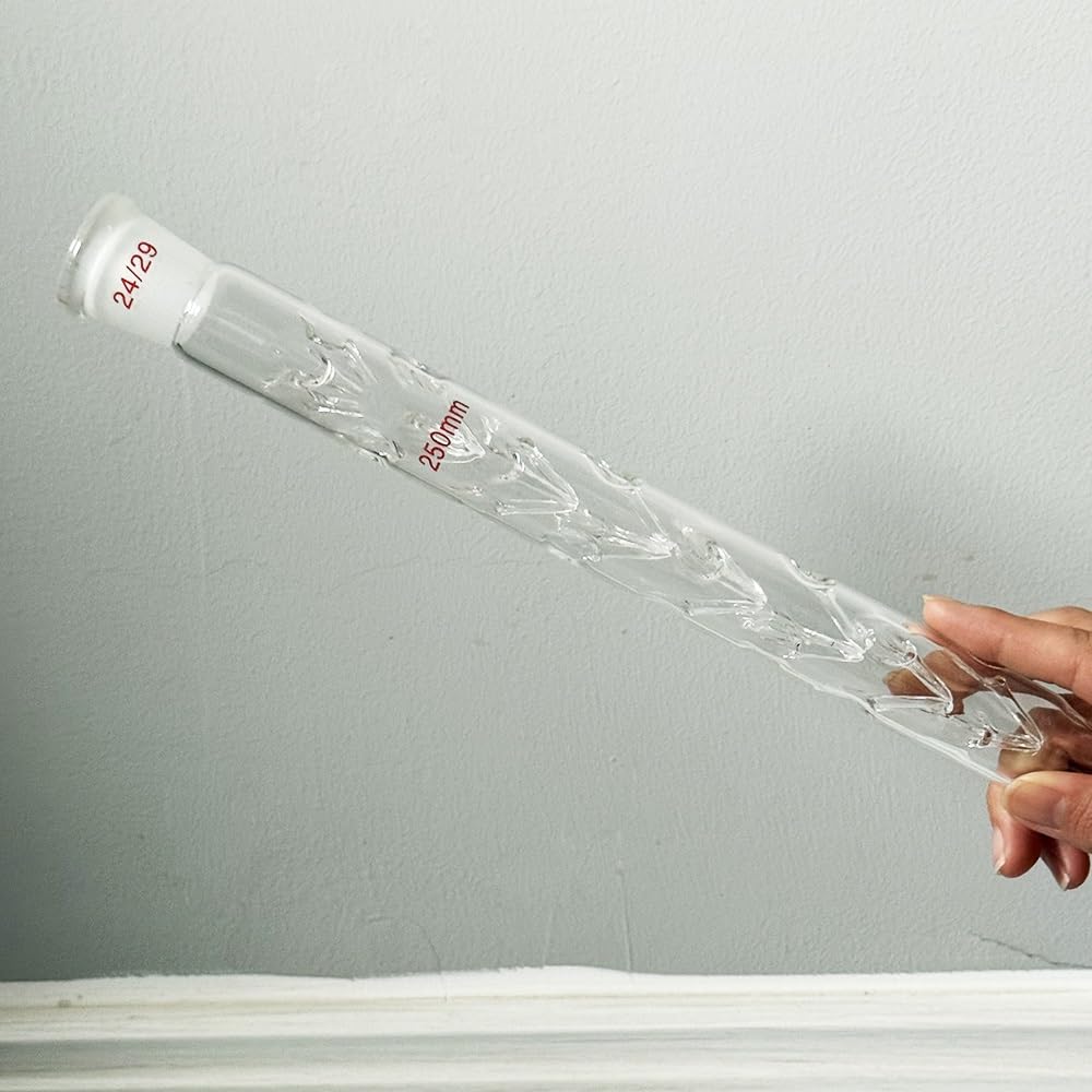 Columna de destilación de vidrio de borosilicato de 250 mm con unión 19/26 24/29 29/32 for laboratorio Equipamiento de laboratorio