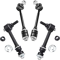 Vista 1009 de Detroit Axle - Kit de suspensión delantera de 10 piezas para Chevy Aveo Aveo5 Pontiac G3 Wave 2 Ready Struts Assembly 2 Enlaces de barra