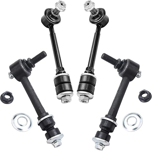 Miniatura 1009 de Detroit Axle - Kit de suspensión delantera de 10 piezas para Chevy Aveo Aveo5 Pontiac G3 Wave 2 Ready Struts Assembly 2 Enlaces de barra
