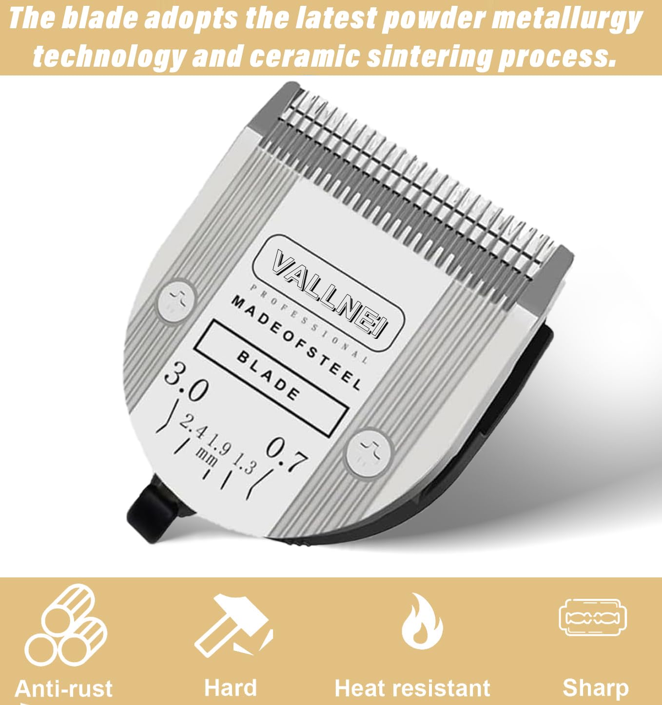 Cuchillas de repuesto compatibles con WAHL Professional Animal 5 en 1, cuchillas profesionales Arcos, Bravura, Chromado, Creativa, Figura y Motion Pet, paquete de 3 (41884-7190)