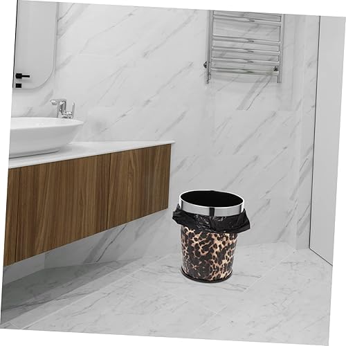Miniatura 9 de Alipis Papelera de baño para dormitorio, cubo de basura de reciclaje de galones, cubo de basura para el hogar, cubo de basura de cocina, contenedor