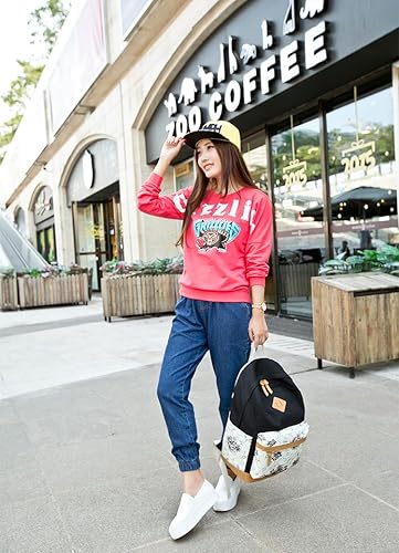 Miniatura 6 de Mochila escolar para niñas y mujeres, mochilas de viaje para laptop, mochila escolar ligera, mochila de lona para la espalda, mochila casual