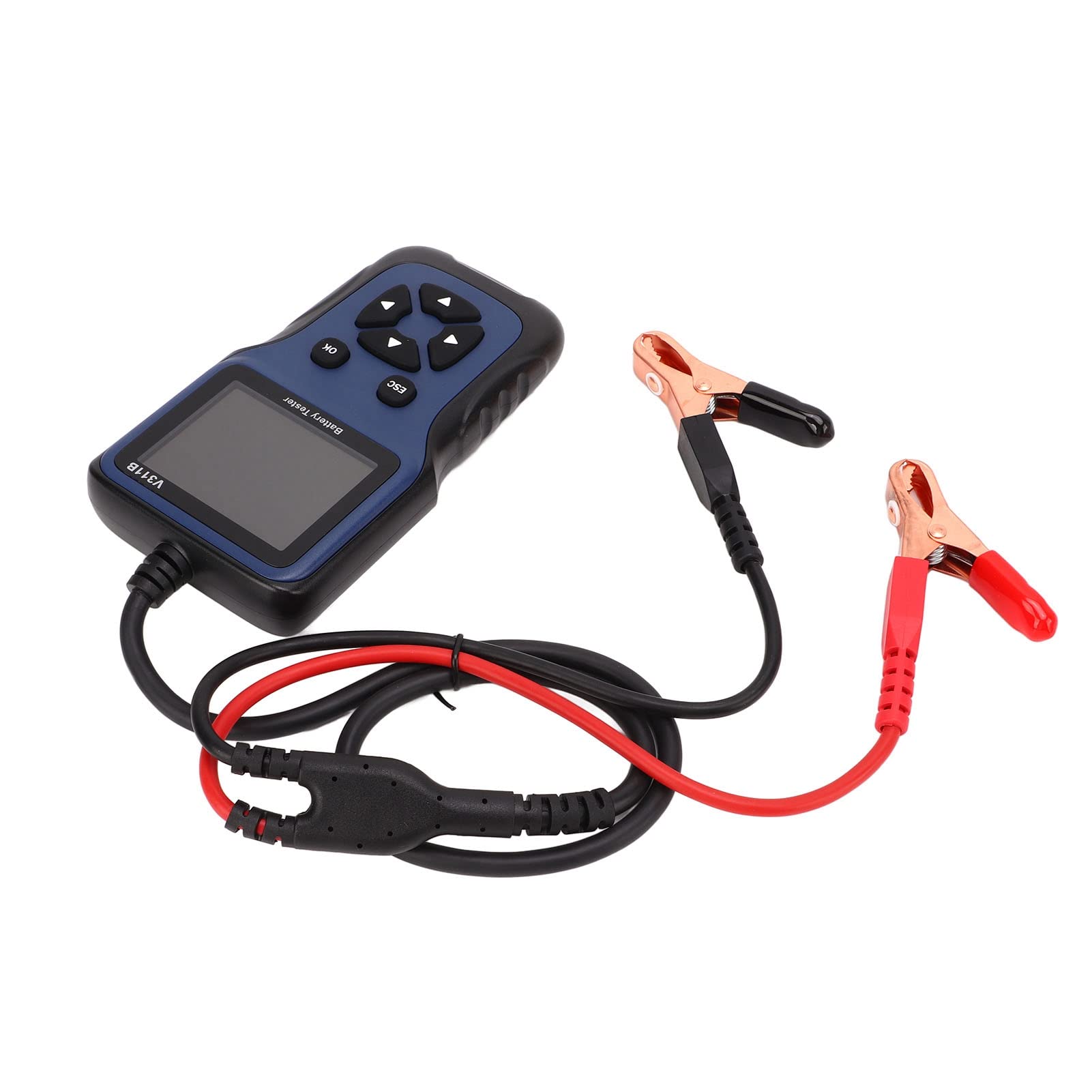 Probador de batería de coche de 12V, de carga 100-2000 CCA, herramienta de diagnóstico del analizador de carga con pantalla de forma de onda para SUV, barco y motocicleta