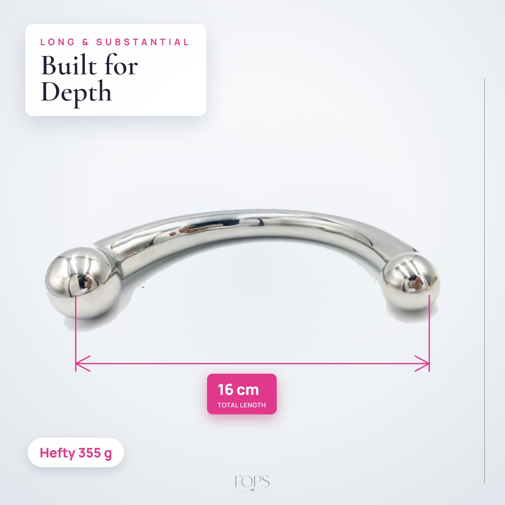 FOPS Gode Anal en Acier Inoxydable 16cm Ø2.1/3.2cm Toýs Femme et sex toýs homme Plug Anal Plug Femme Débutante Sextoy Homme godemichets Massage Point G/P Gode Surface Lisse dildo A110S
