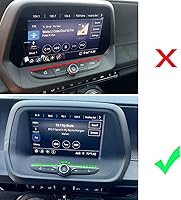 Vista 3 de MICROCK para Camaro Marco de pantalla de consola central de fibra de carbono Moldura Accesorios interiores para Chevrolet Camaro 2016 2017 2018 2019