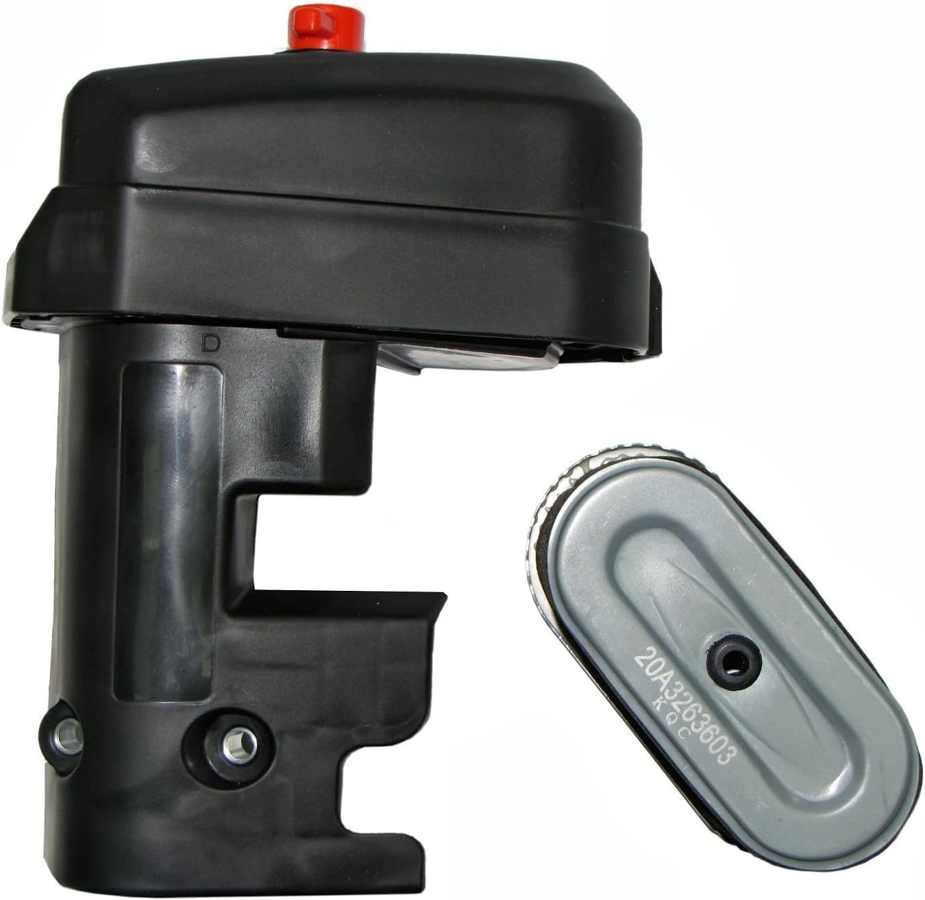 Air Cleaner with Filter Element Assembly Fits Robin Subaru EX13, EX17, EX21 4.5HP 6HP 7HP; Air Filter Housing with Air Filter Assembly, Replaces OEM 2773261520