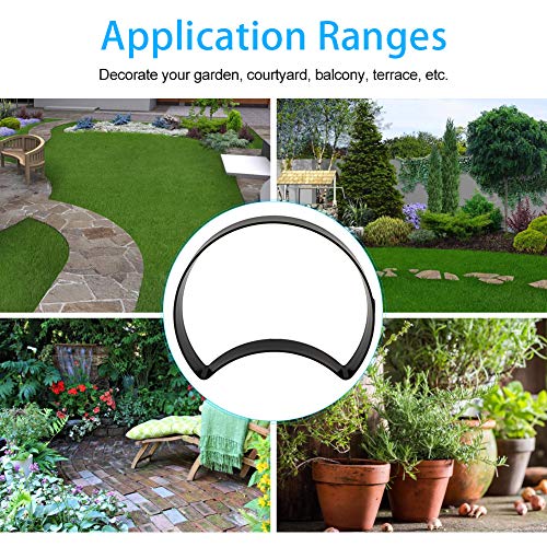 Tissting Garden Pavement Maker Mold Crescent Plastic 13.6 x 1.7 Inch Walk Brick Concrete Mold Pavement Stepping Stone Path Maker for Patio Lawn Garden - Image 4